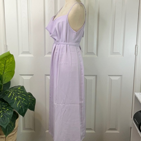 Isabel Maternity Ingrid+ Isabel Lavender Polyester Adjustable Strap Dress Size L - Picture 6 of 10